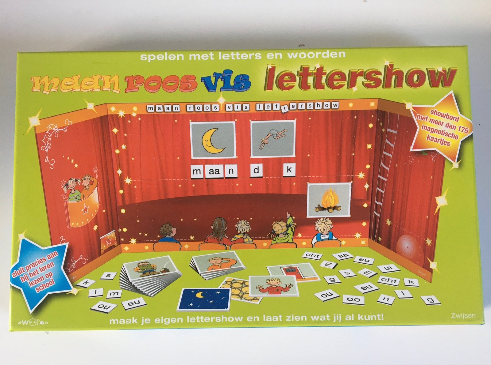 Maan Roos Vis lettershow, zeer educatief, Kinderen en Baby's, Ophalen of Verzenden