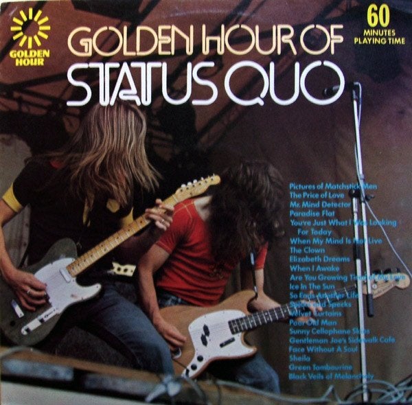 Status Quo – Golden Hour Of Status Quo LP, Cd's en Dvd's, LP, Gebruikt, Ophalen of Verzenden, 12 inch
