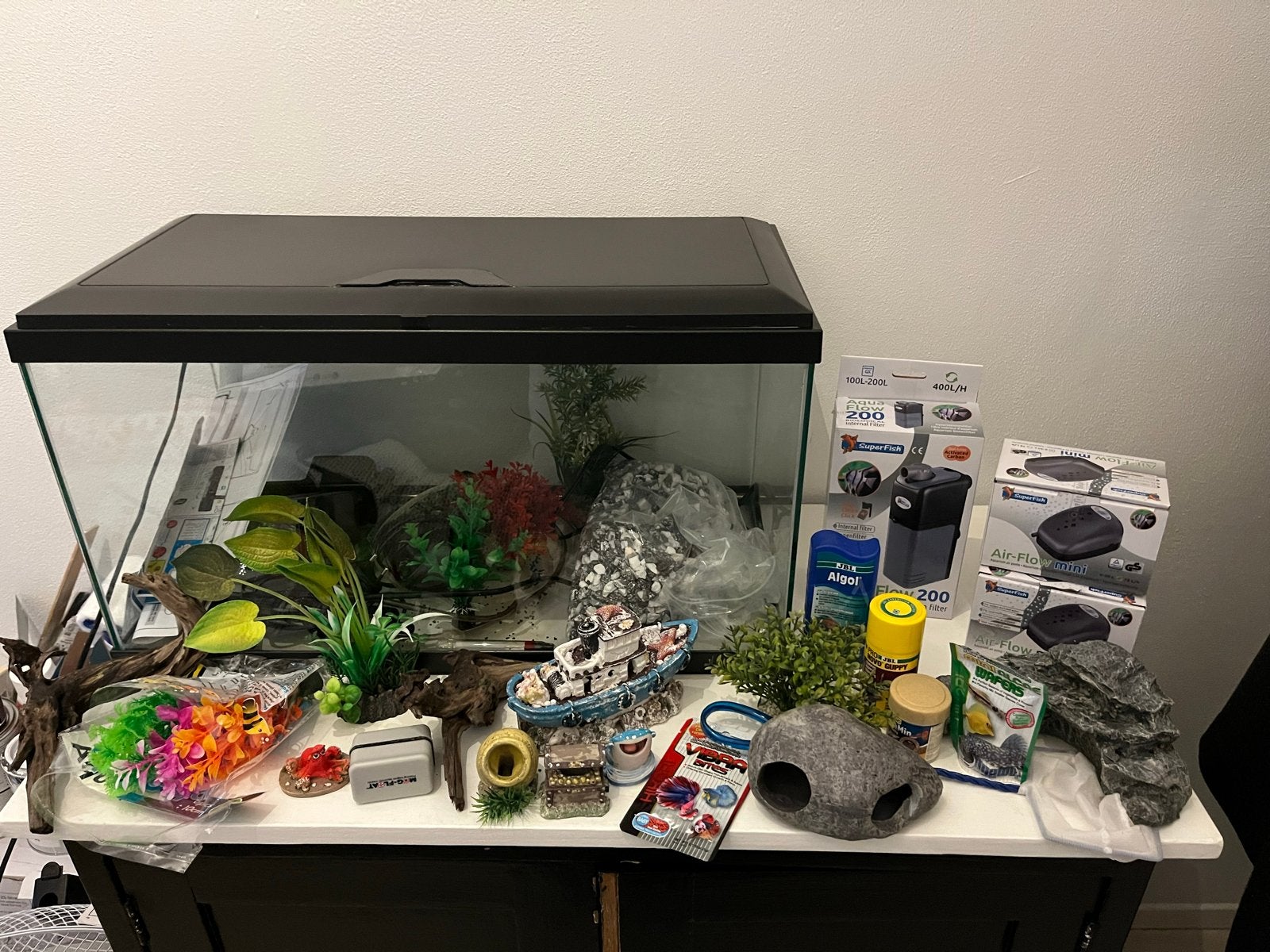Compleet aquarium, Gebruikt, Ophalen of Verzenden, Leeg aquarium, Superfish