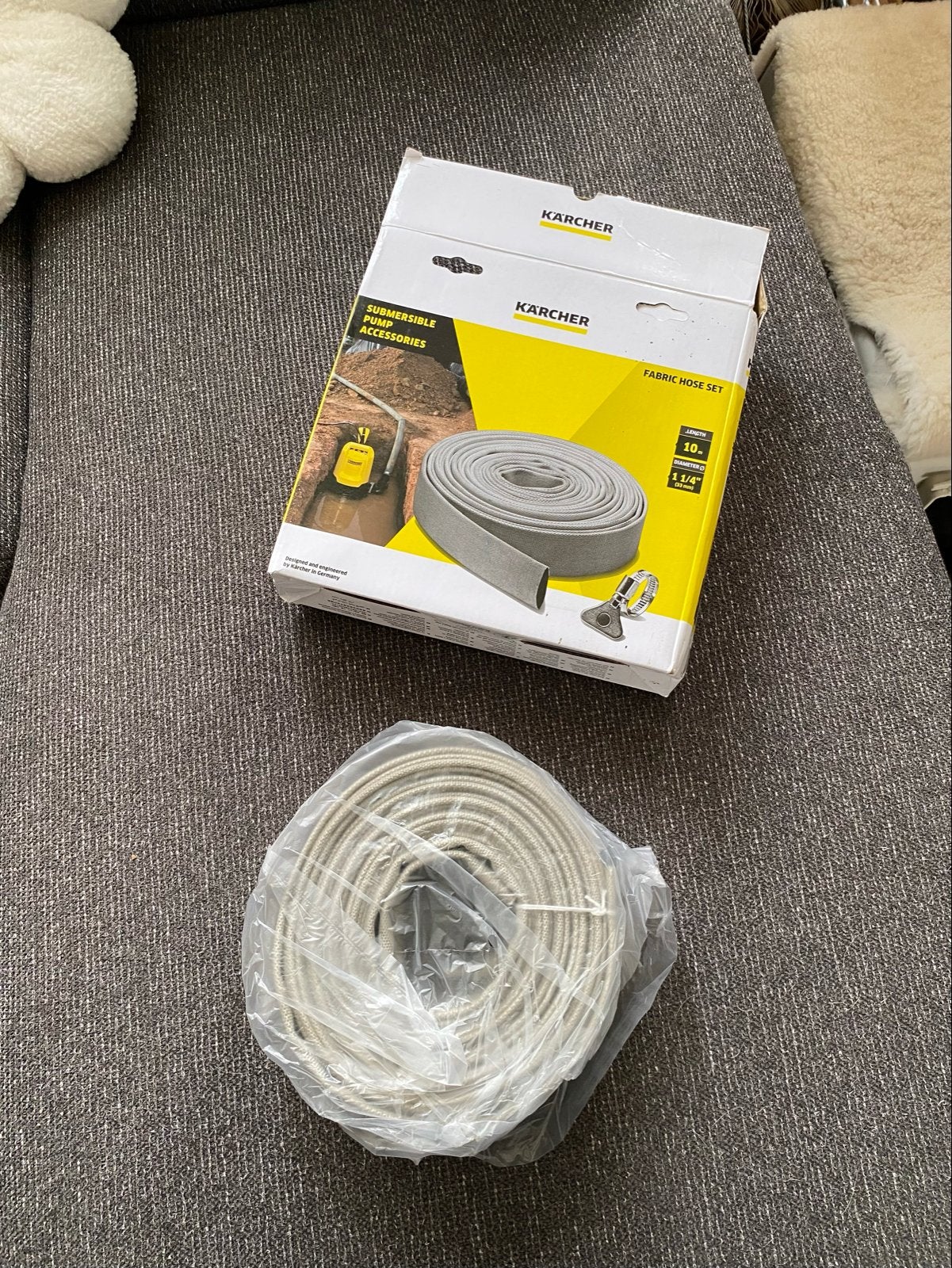Kärcher Stoffslang Set - 10m, 1 1/4" (33mm) - Nieuw, Ophalen of Verzenden, Nieuw, Tuinslang