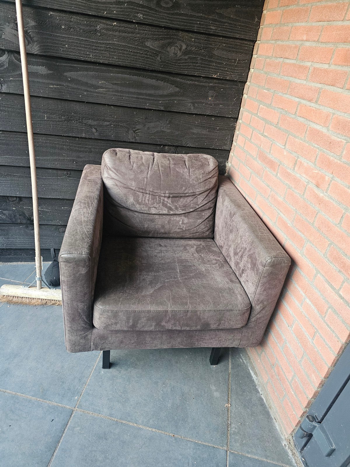 GRATIS Sissy Boy fauteuil nog in prima staat., Huis en Inrichting, Fauteuils, Ophalen, Gebruikt, 50 tot 75 cm