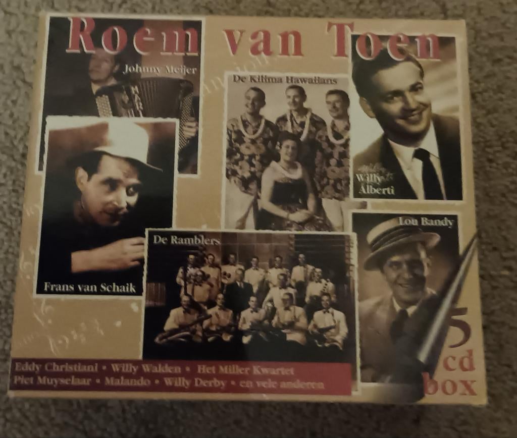 Roem van Toen 5 cd box, Cd's en Dvd's, Cd's | Overige Cd's, Zo goed als nieuw, Boxset, Ophalen of Verzenden
