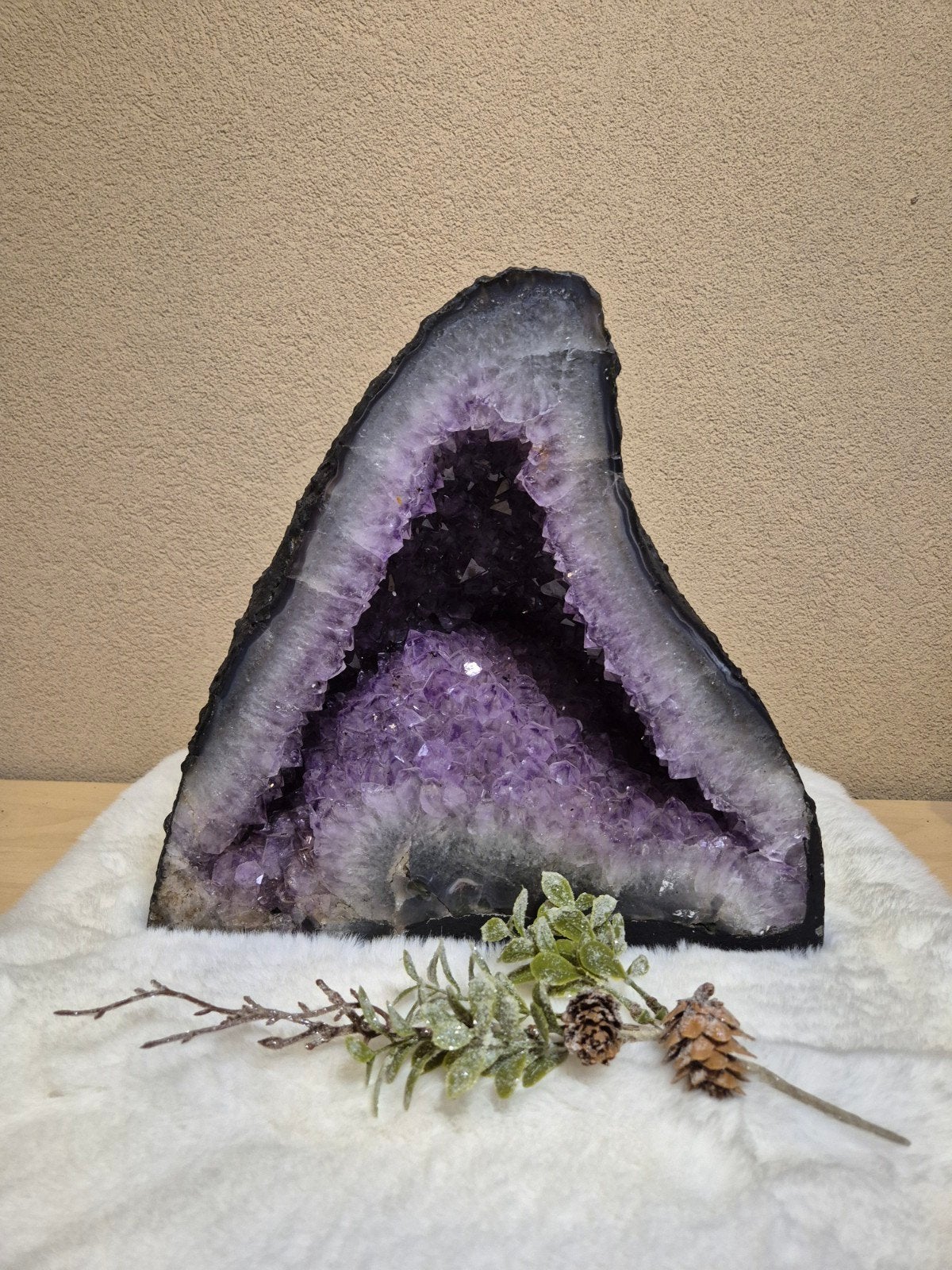 Amethist geode / kathedraal, Ophalen, Mineraal