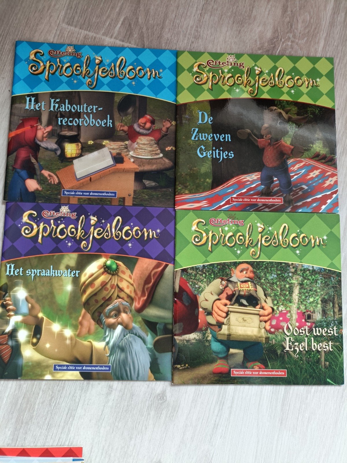 Efteling sprookjesboom boeken abbonement houders, Verzamelen, Ophalen of Verzenden, Zo goed als nieuw, Overige typen