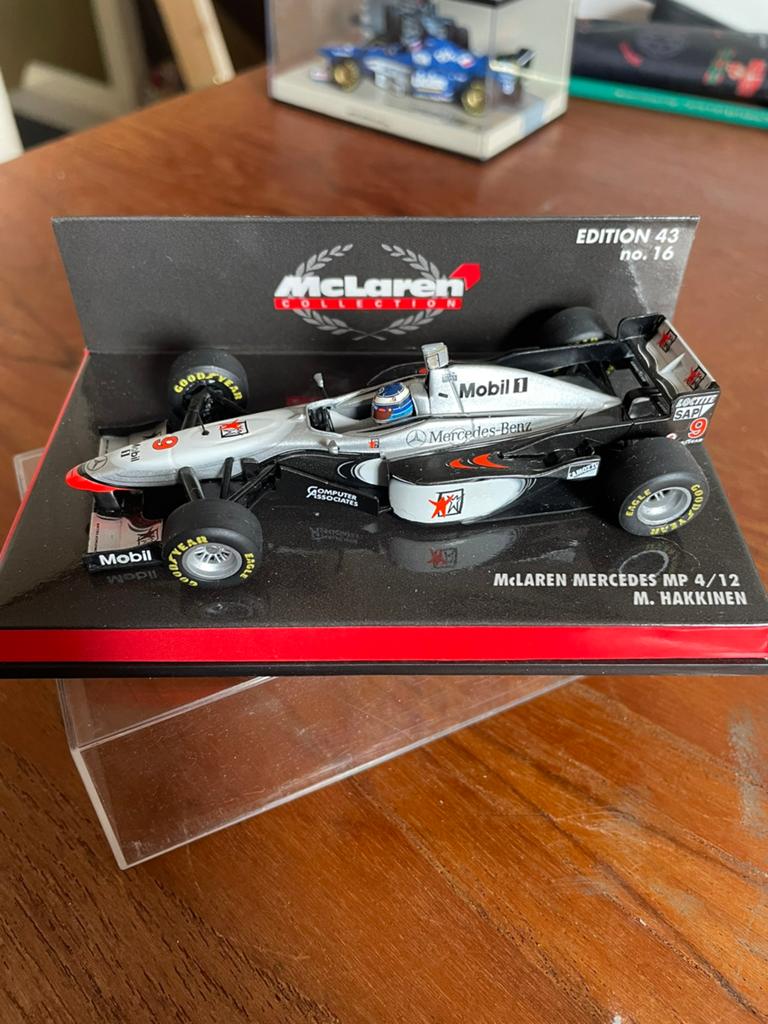 Minichamps M. Hakkinen, Ophalen of Verzenden, Zo goed als nieuw, Auto, MiniChamps
