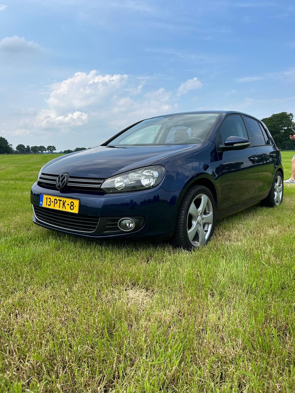 Volkswagen Golf 1.2 TSI 77KW 5D 2011 Blauw, Auto's, Voorwielaandrijving, Elektrische buitenspiegels, Stof, 4 cilinders