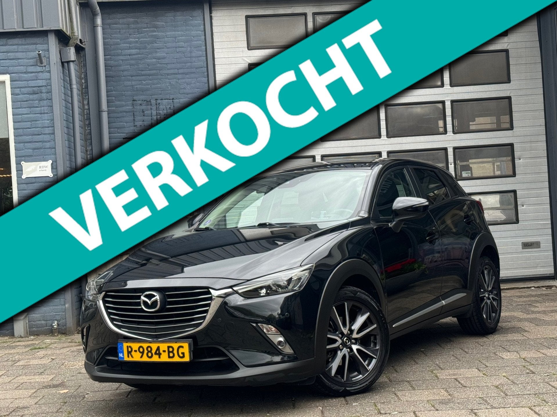 Mazda CX-3 2.0 SkyActiv-G 120 TS+ | Clima | Camera | Leer |, Auto's, Euro 6, 4 cilinders, Zwart, SUV of Terreinwagen
