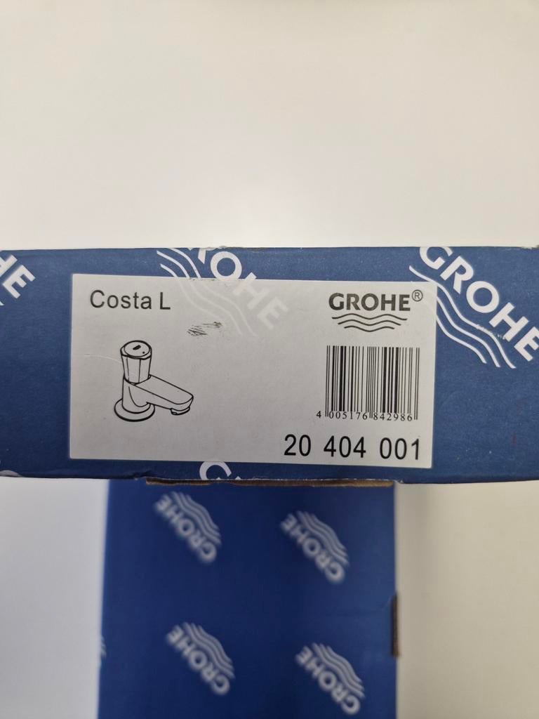 Grohe Costa L Fonteinkraan - Nieuw in doos, Ophalen of Verzenden, Nieuw, Chroom, Kraan