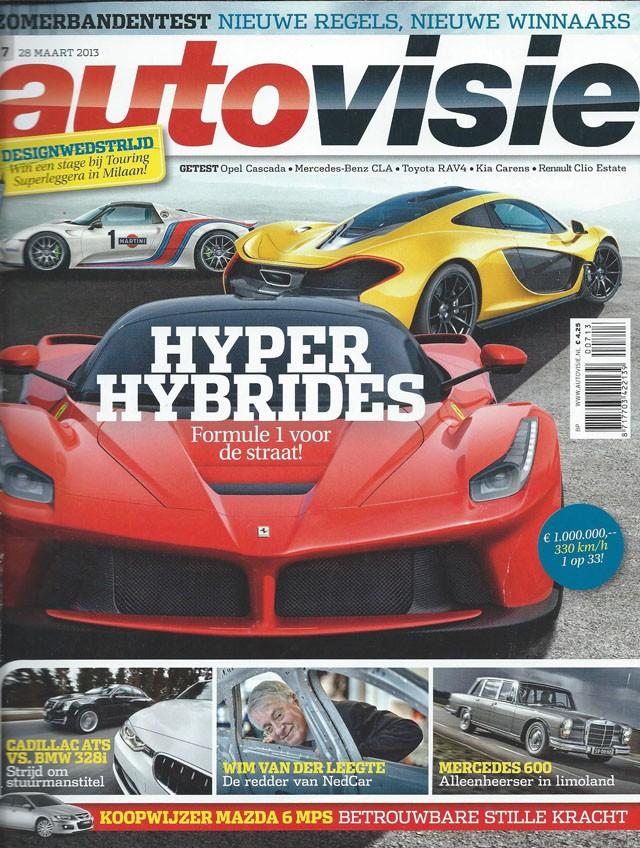 Autovisie 7 2013 : Mazda6 MPS - BMW 328i - Cadillac ATS RWD, Ophalen of Verzenden, Gelezen, Algemeen
