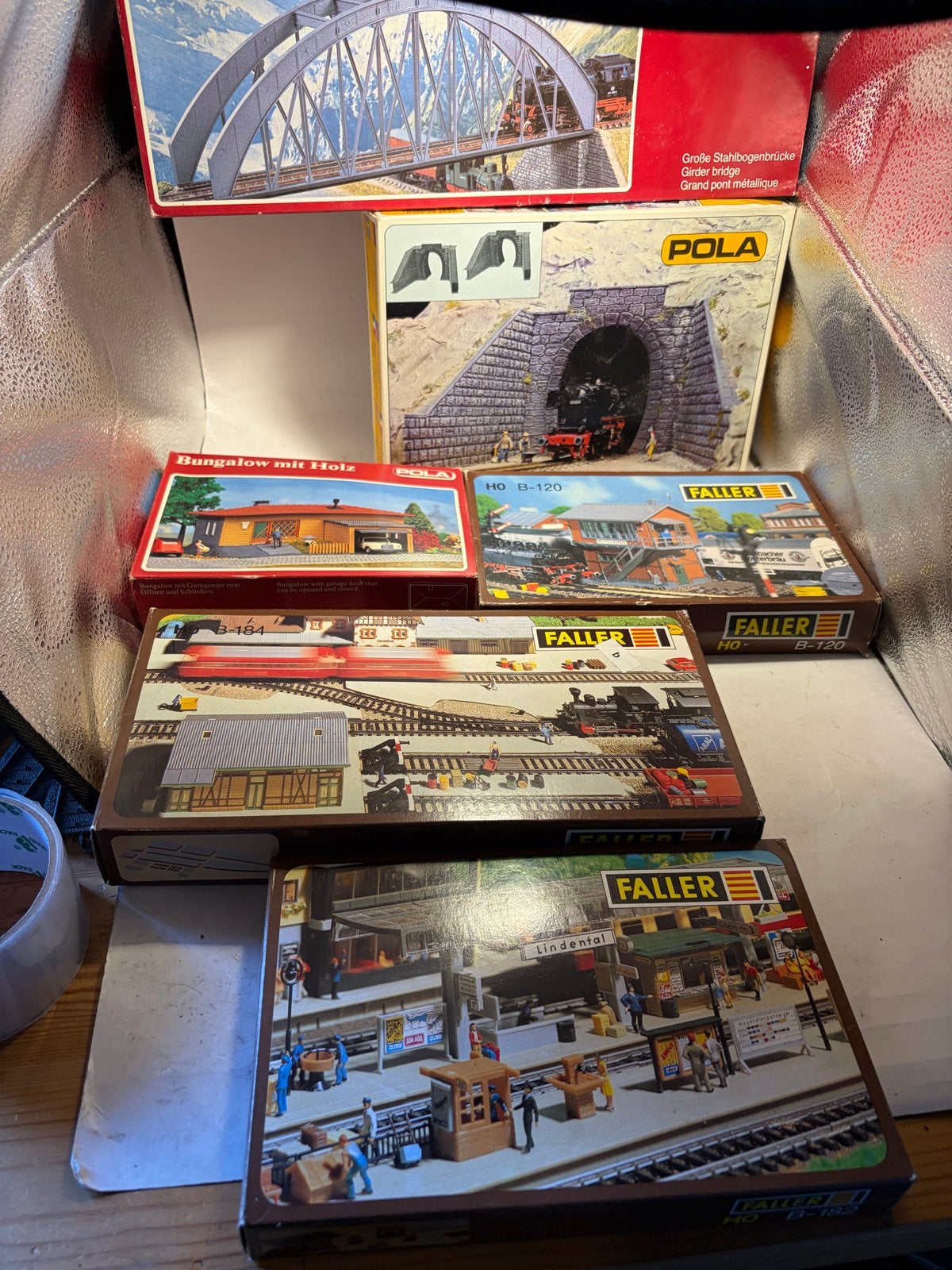 Faller en Pola modelbouw 6  pakketten (diverse), Overige merken, B, Gebruikt, A
