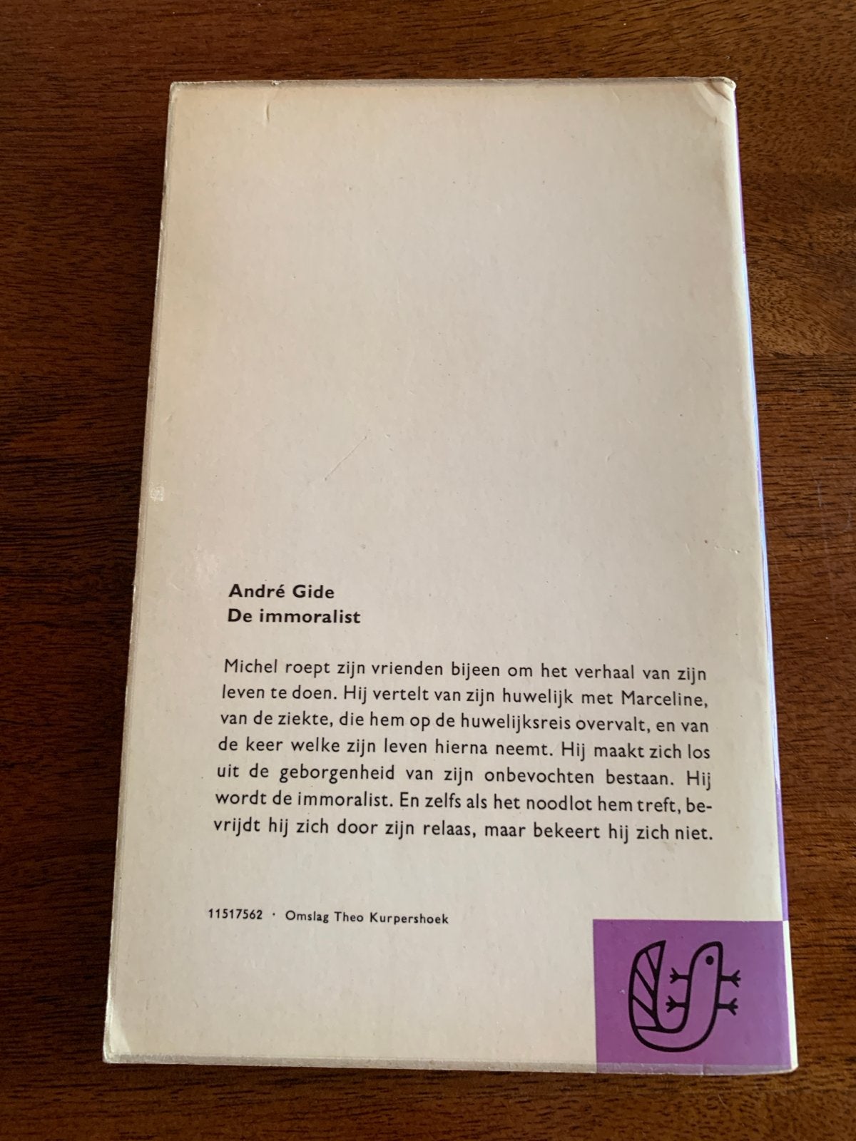 André Gide - De immoralist (Salamander pocket 1962), Ophalen of Verzenden, Gelezen, Nederland