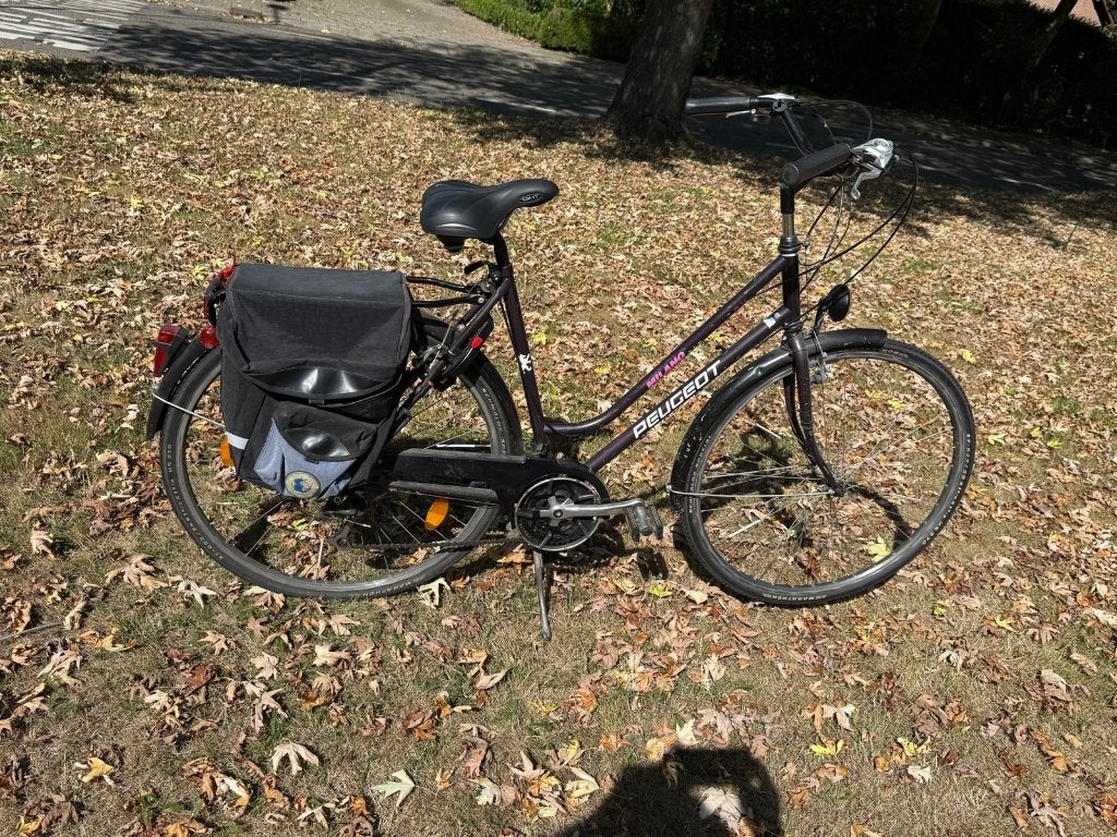 Peugeot damesfiets, Gebruikt, Velgrem, Versnellingen, Ophalen