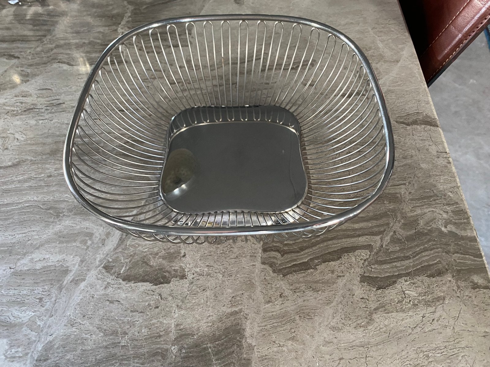 ALESSI brood of fruitmand, Schaal, Vierkant, Ophalen of Verzenden, Zo goed als nieuw