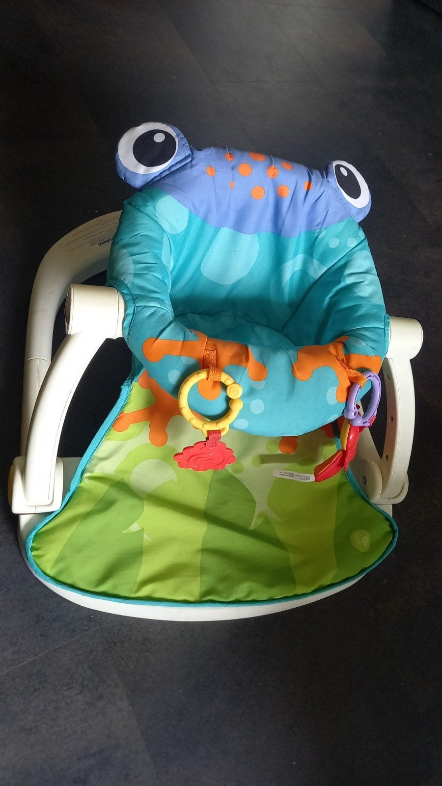 Fisher-Price kikker babyzitje, Ophalen of Verzenden, Gebruikt, Overige typen