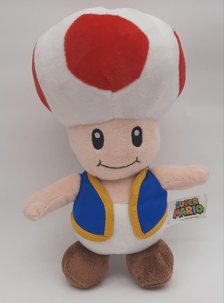 Toad (Super Mario Bros) knuffel ca. 26cm hoog uit 2020, Overige typen, Ophalen of Verzenden, Zo goed als nieuw, Nintendo