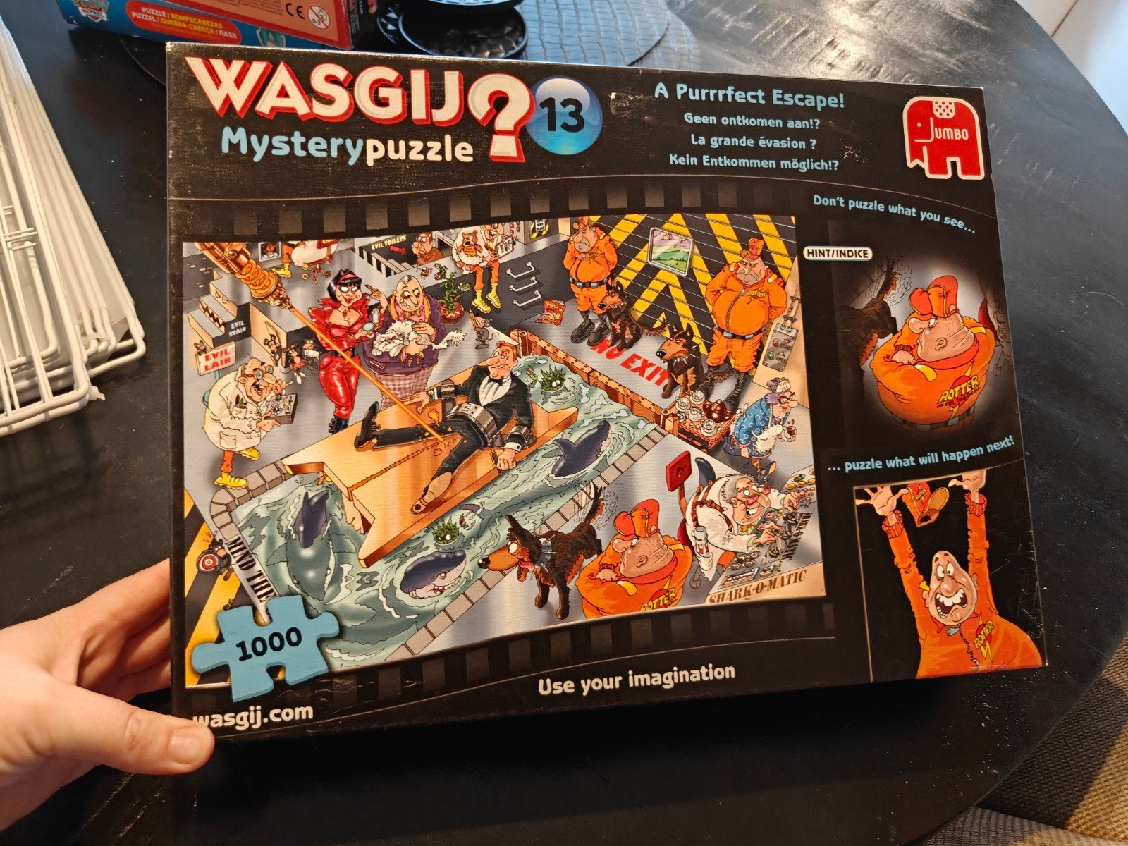 Wasgij puzzel 13 1000 stukjes, Ophalen of Verzenden, 500 t/m 1500 stukjes, Zo goed als nieuw, Legpuzzel