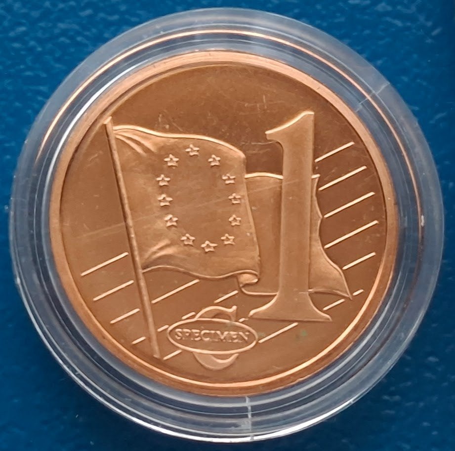 Vaticaan Probe 1 Eurocent Paus Benedictus XVI - 2015, Postzegels en Munten, Ophalen of Verzenden, Overige materialen, Buitenland