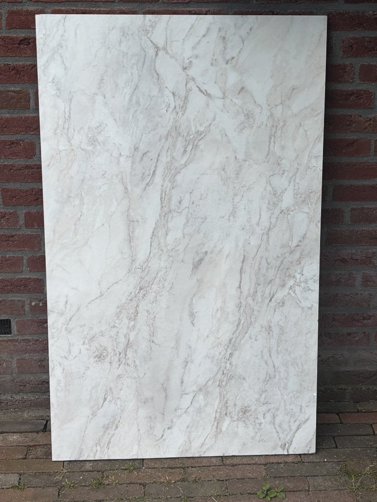 Gemelamineerd Spaanplaat Marmer look, Doe-het-zelf en Verbouw, Platen en Panelen, Ophalen, Nieuw, Hout, Minder dan 20 mm
