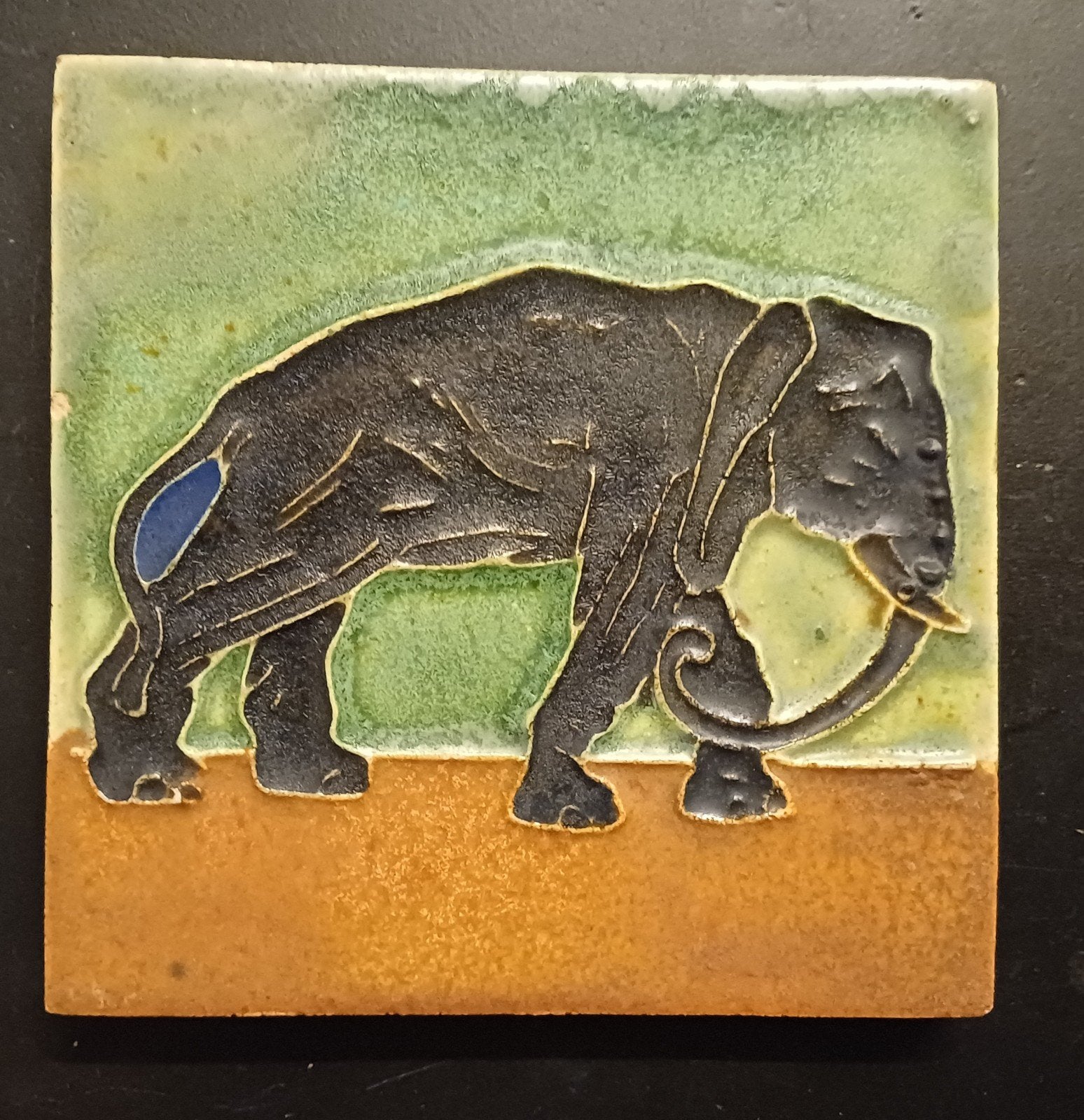metseltegel porceleyne fles Delft olifant, Verzenden