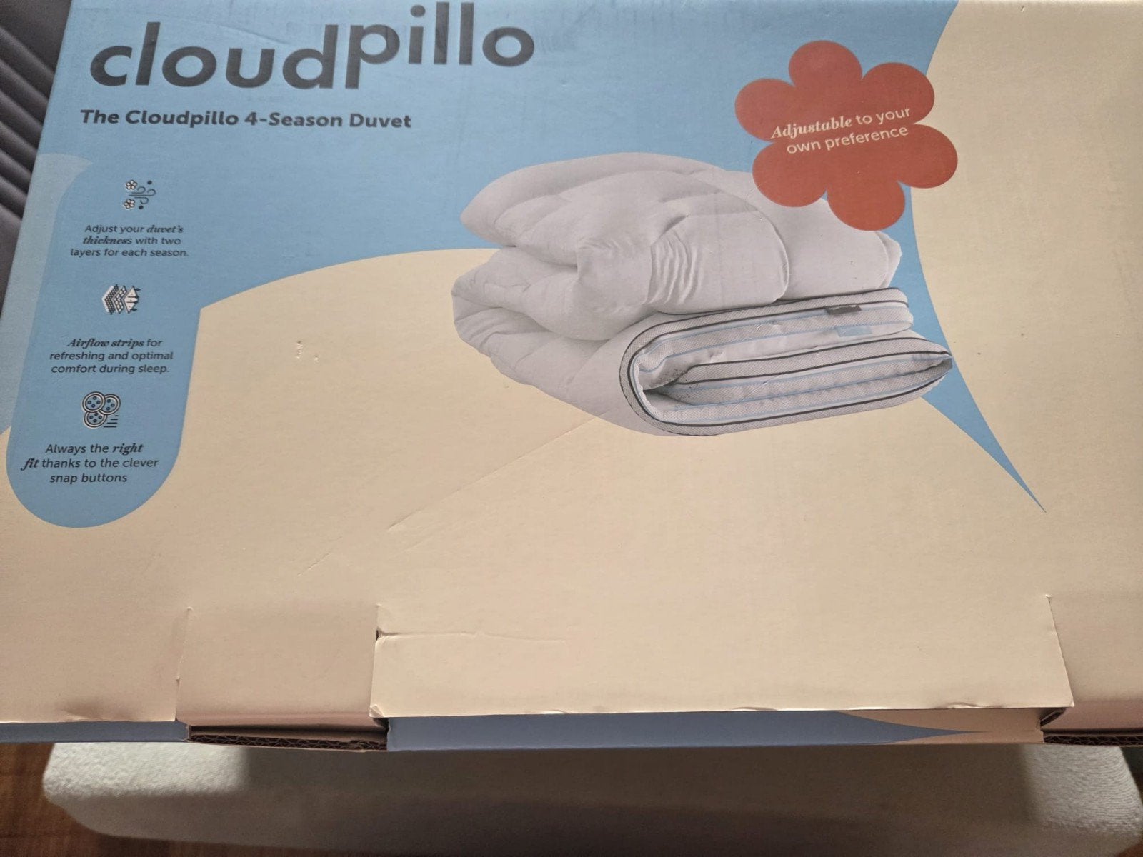 Cloudpillo 4-seizoenen dekbed - 200x200, Wit, Ophalen of Verzenden, Deken of Dekbed, Overige merken