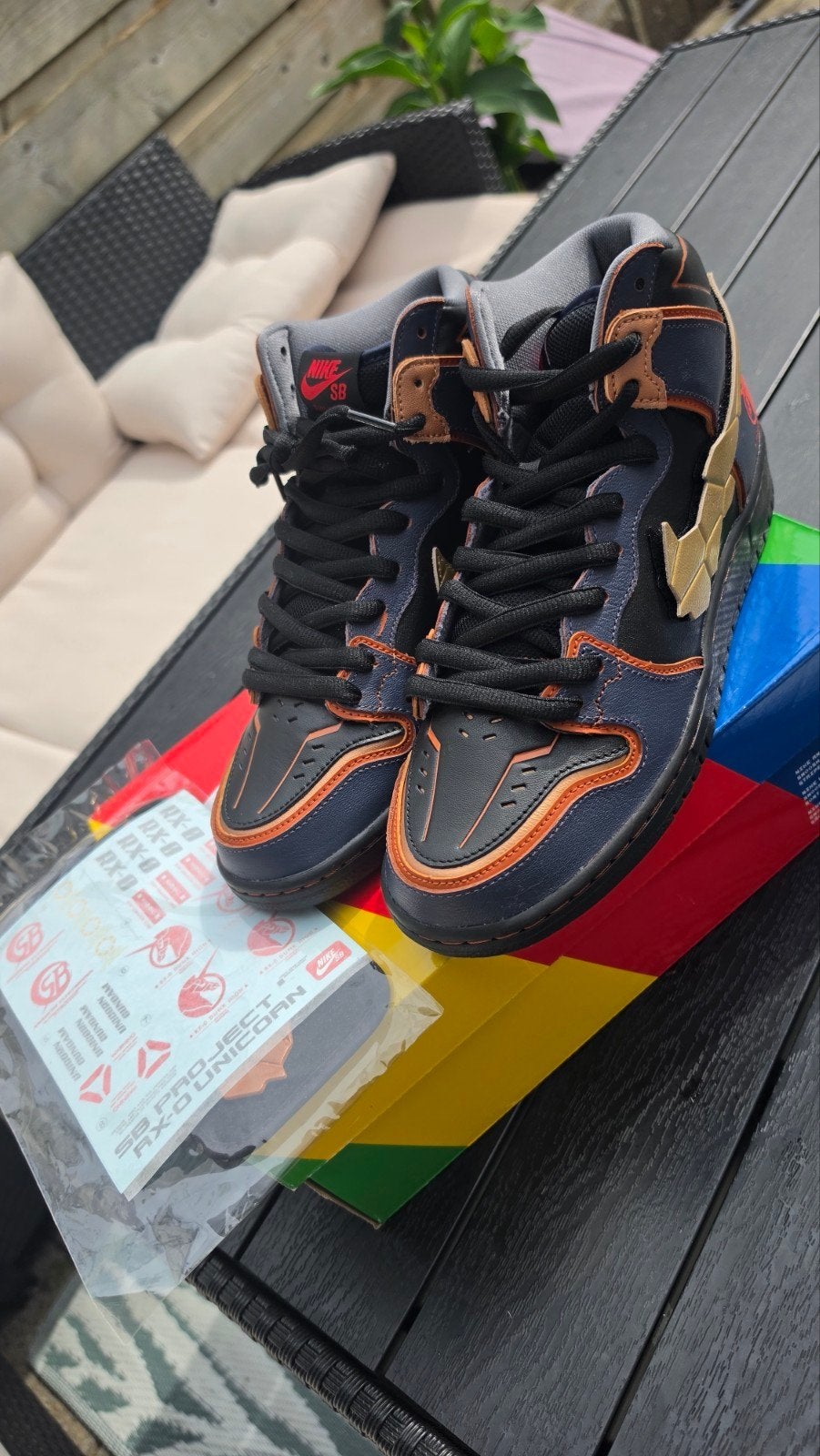 Nike SB Dunk High Project Unicorn banshee us9, Nike SB, Blauw, Nieuw, Ophalen of Verzenden