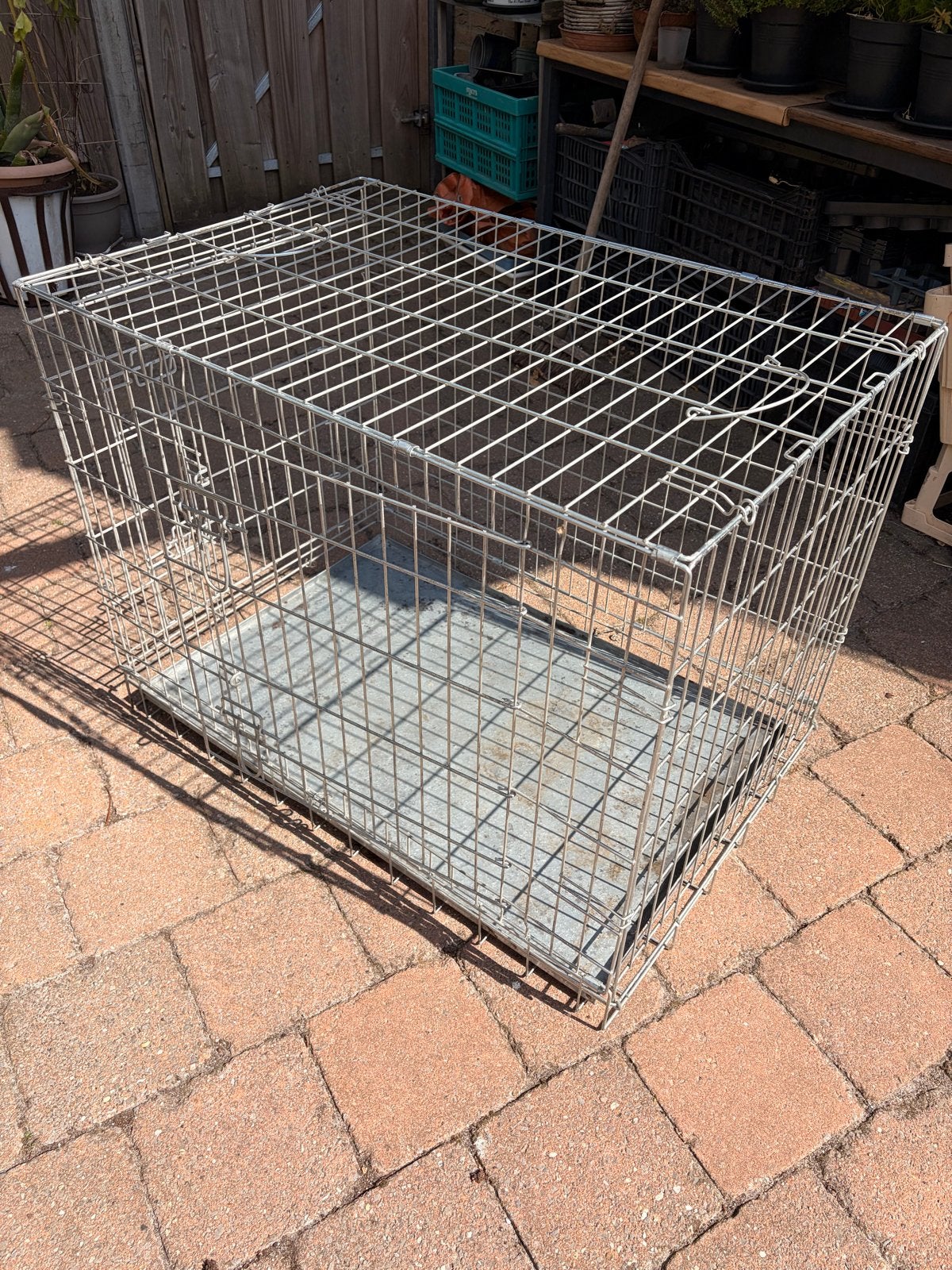Bench medium hondenbench, Dieren en Toebehoren, Ophalen, Gebruikt