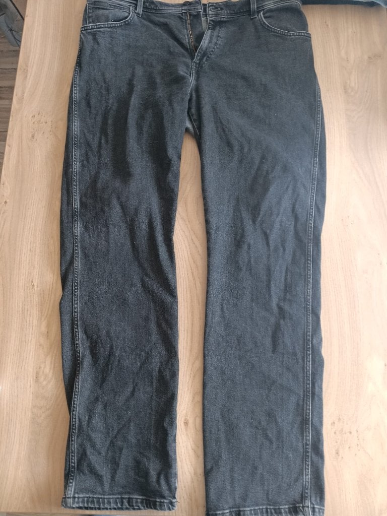 nette broek heren, Ophalen, Zwart, Wrangler, Overige maten