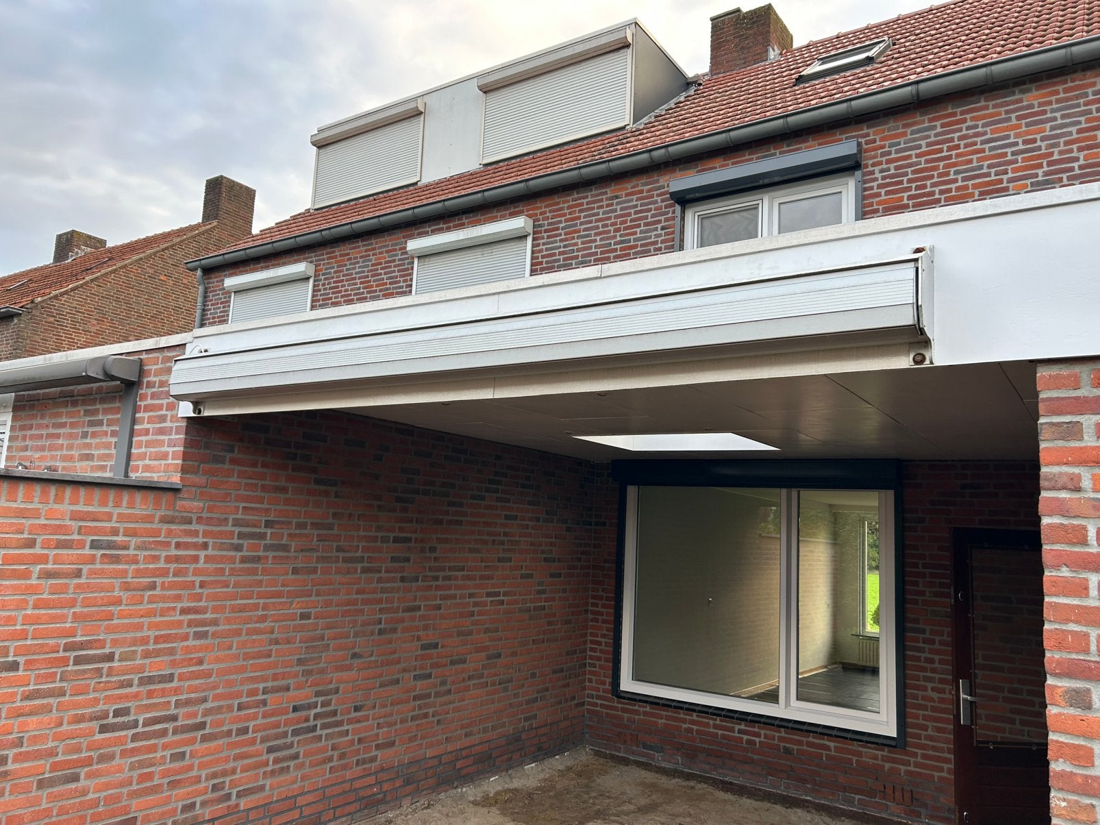 Te koop elektrisch zonnescherm, Tuin en Terras, Ophalen, Elektrisch, Zo goed als nieuw, 150 tot 300 cm