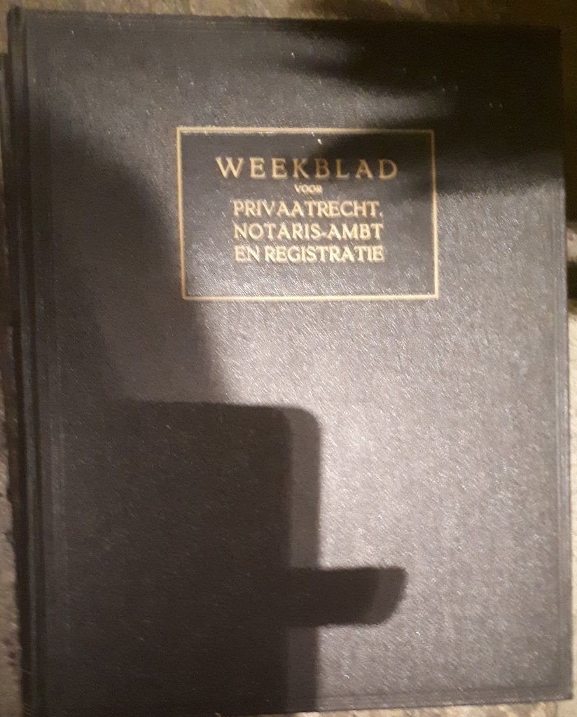 Weekblad voor Privaatrecht, Notariaat & Registratie1870-2006, Boeken, Tijdschriften en Kranten, Gelezen, Ophalen