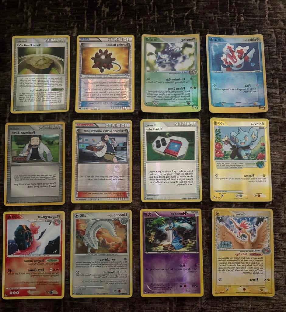 12 Pokemon kaarten, Ophalen of Verzenden, Zo goed als nieuw