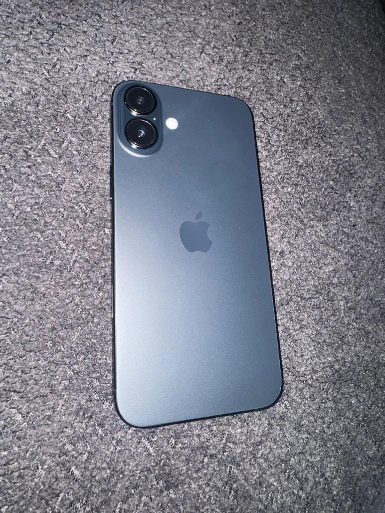 iPhone 16 Plus Zwart - Topstaat, Telecommunicatie, Mobiele telefoons | Apple iPhone, 128 GB, Ophalen of Verzenden, Zo goed als nieuw