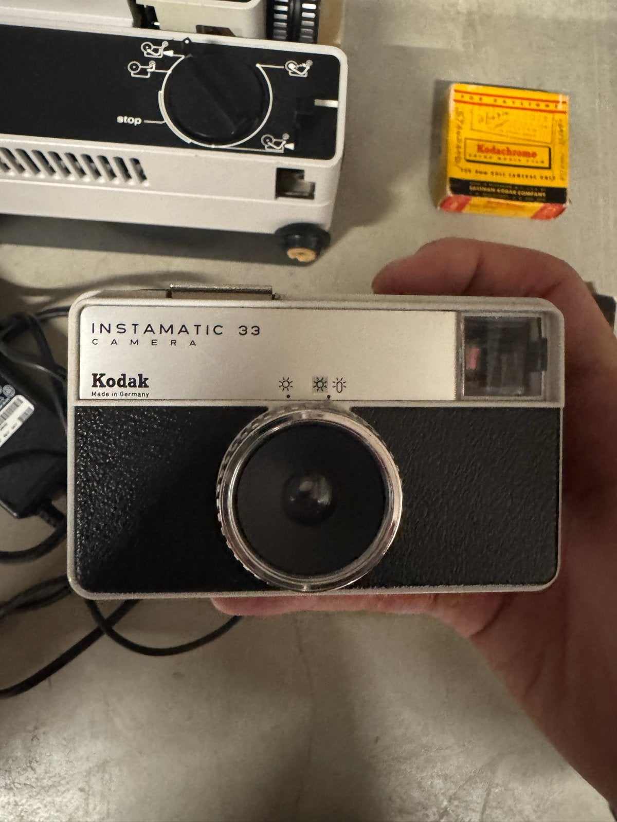 Kodak Instamatic 33 camera met beschermhoes, Audio, Tv en Foto, Gebruikt, -, -, Compact