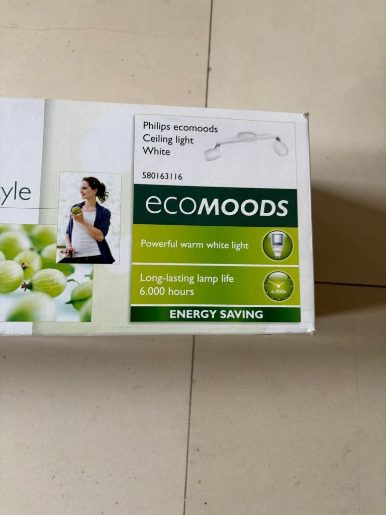 Nieuwe philips ecomoods plafondlamp in het wit 580163116, Ophalen of Verzenden, Nieuw, Plafondlamp