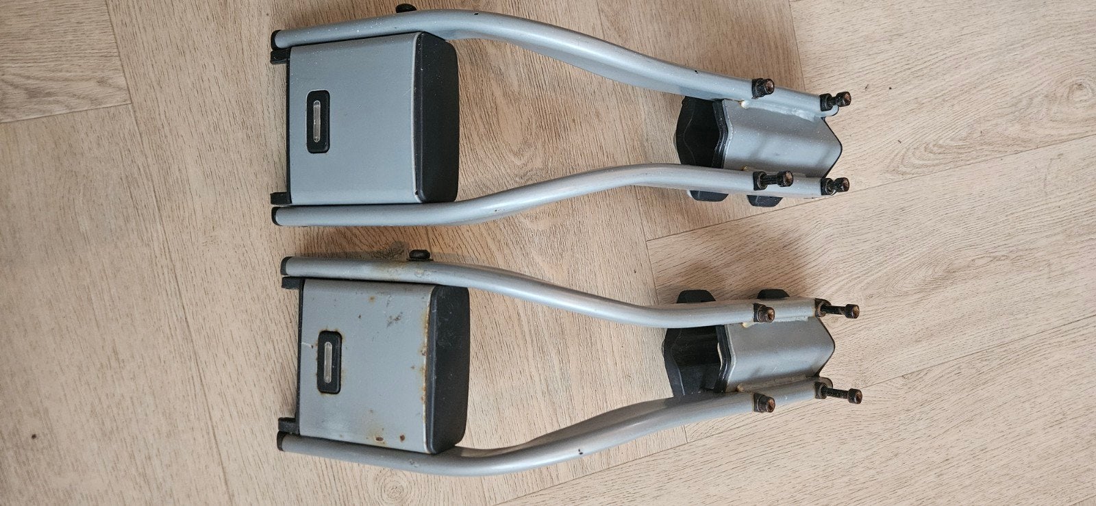 2x fietsstoel, Fietsen en Brommers, Ophalen, Achterzitje, Yepp, Gebruikt