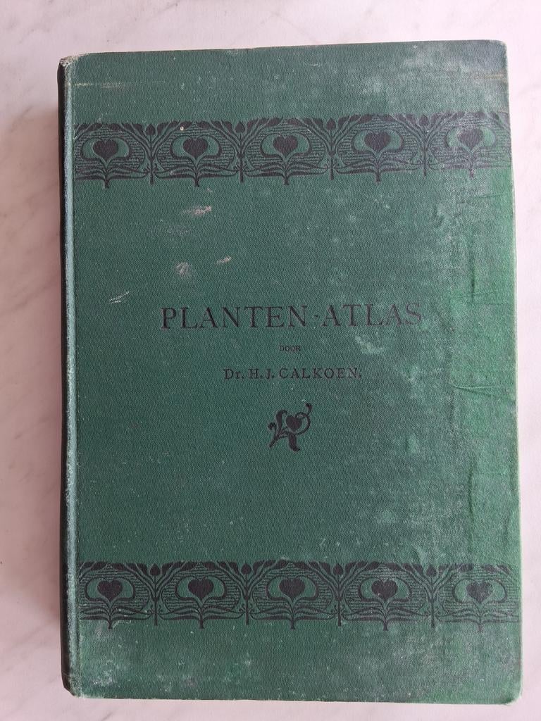 Antieke PLANTEN - ATLAS door Dr. H.I. CALKOEN , uit 1897, Boeken, Gelezen, Bloemen, Planten en Bomen, Calkoen, Ophalen of Verzenden