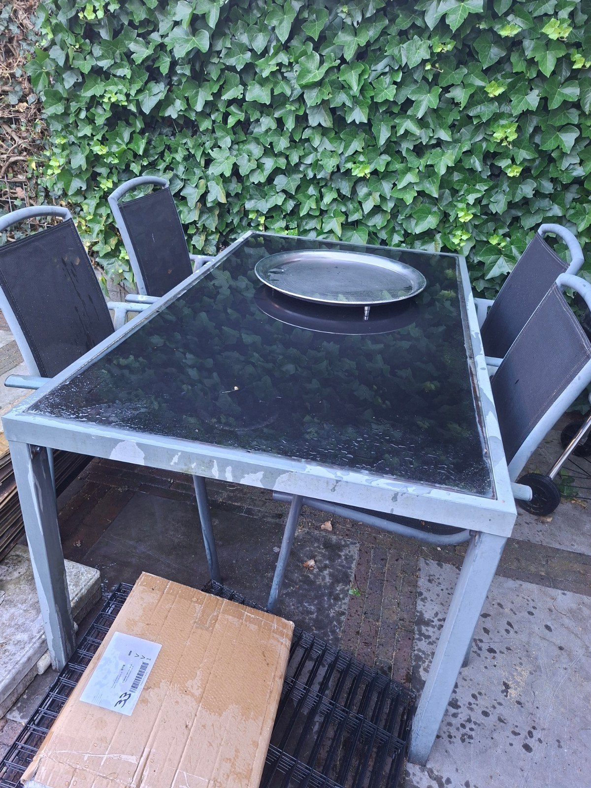 Tuinset 4 pers., Tuin en Terras, Ophalen, Gebruikt