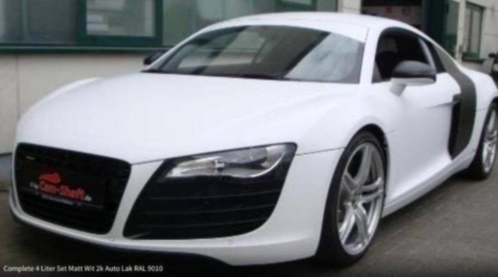 4 Liter Matt Wit 2k Auto Lak RAL 9010, Doe-het-zelf en Verbouw, Verf, Beits en Lak, Wit, Nieuw, Ophalen of Verzenden, Lak