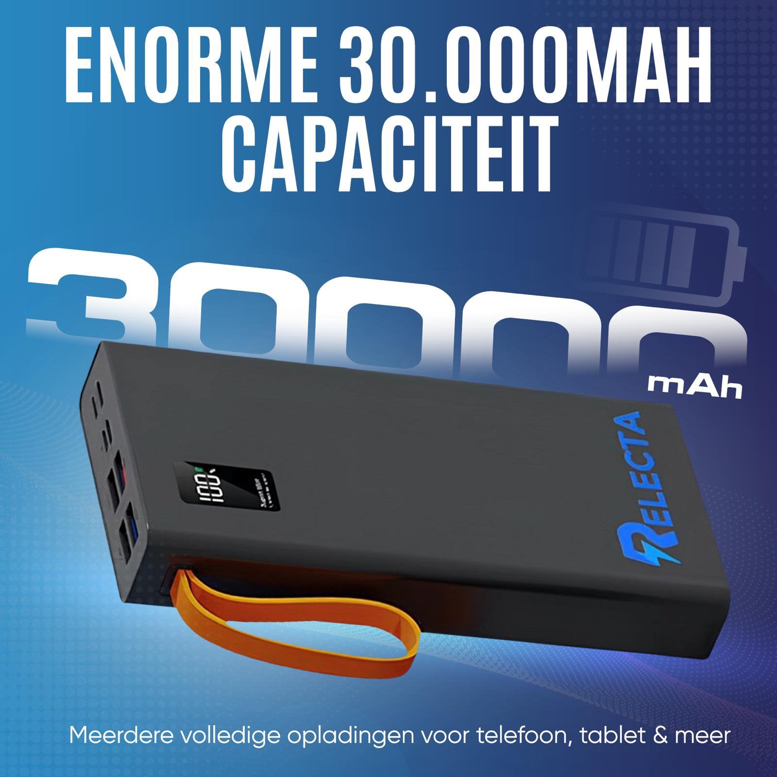 Powerbank 30.000mAh | Nieuw | Partij of Los, Nieuw, Ophalen of Verzenden, Louisastraat 19, Relecta