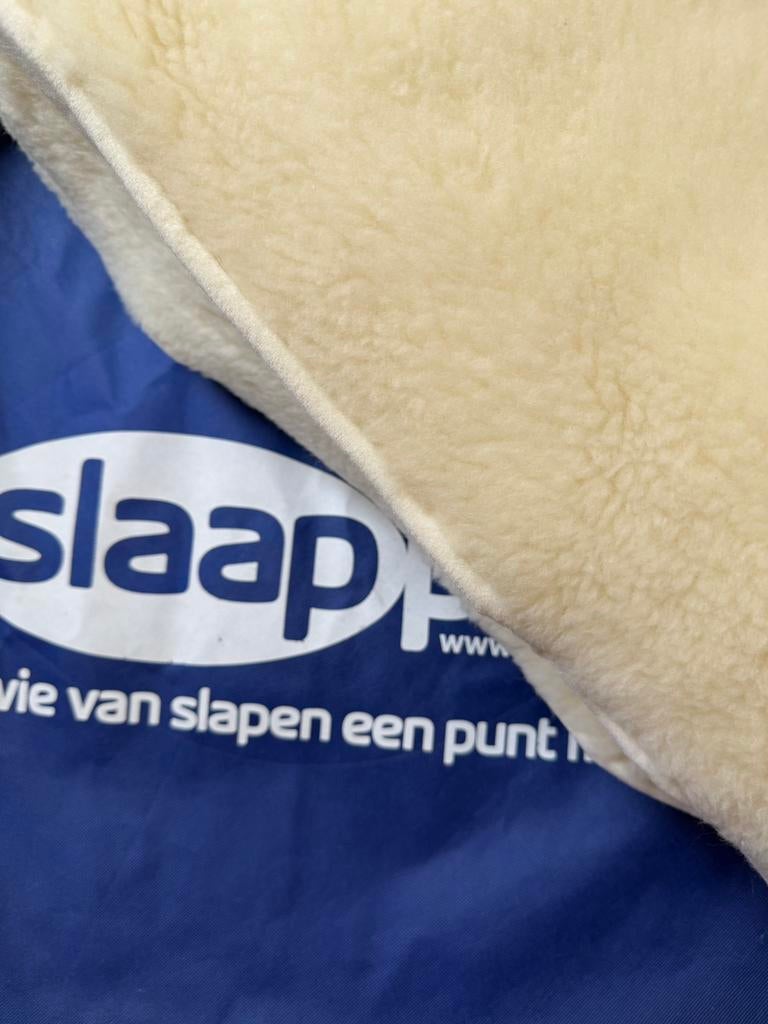 Slaappunt 1 deel van nieuwe kasjmier wollen deken 240 x 220, Wit, Ophalen of Verzenden, Deken of Dekbed, Nieuw