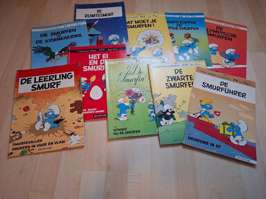 stripboeken Smurfen, Boeken, Stripboeken, Gelezen, Peyo, Ophalen of Verzenden, Meerdere stripboeken