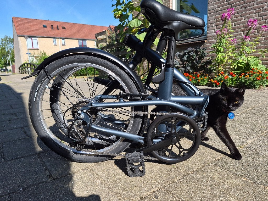FOLD 500 vouwfiets + originele fietstas | Zo goed als nieuw, 20 inch of meer, Velgrem, Versnellingen, Zo goed als nieuw