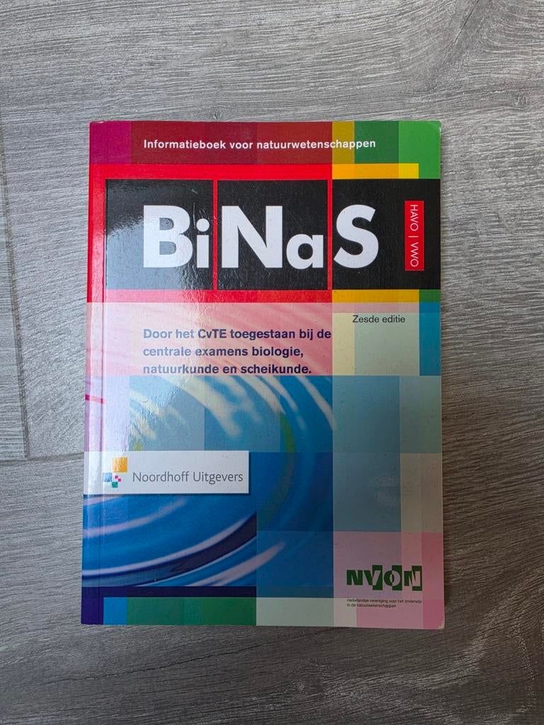 Binas Havo/vwo zesde editie, Ophalen of Verzenden, Zo goed als nieuw