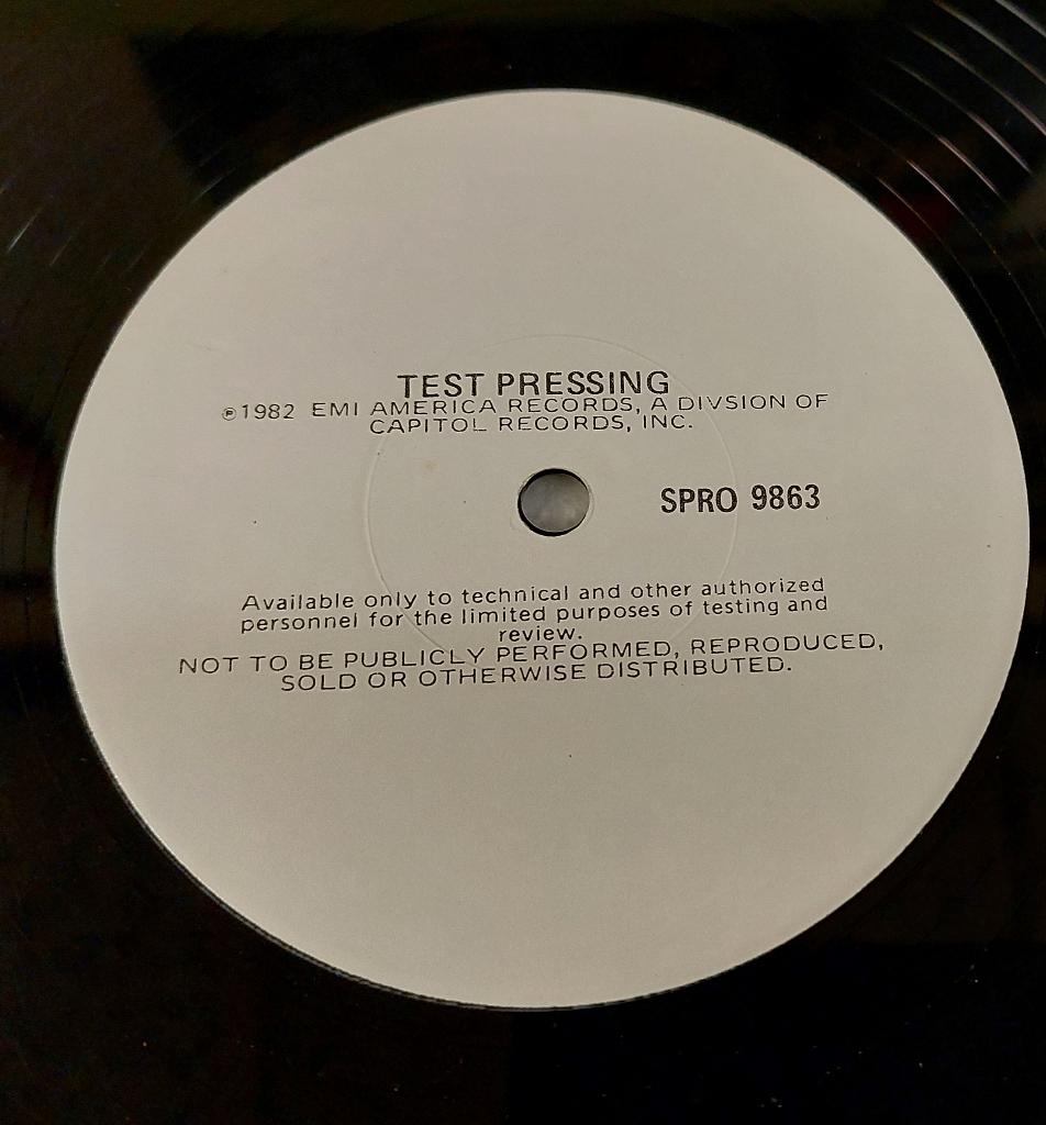 J.Geils band VINYL PROMO 12" I do Live 1982 Test Pressing, Verzenden, Zo goed als nieuw, 12 inch, Poprock