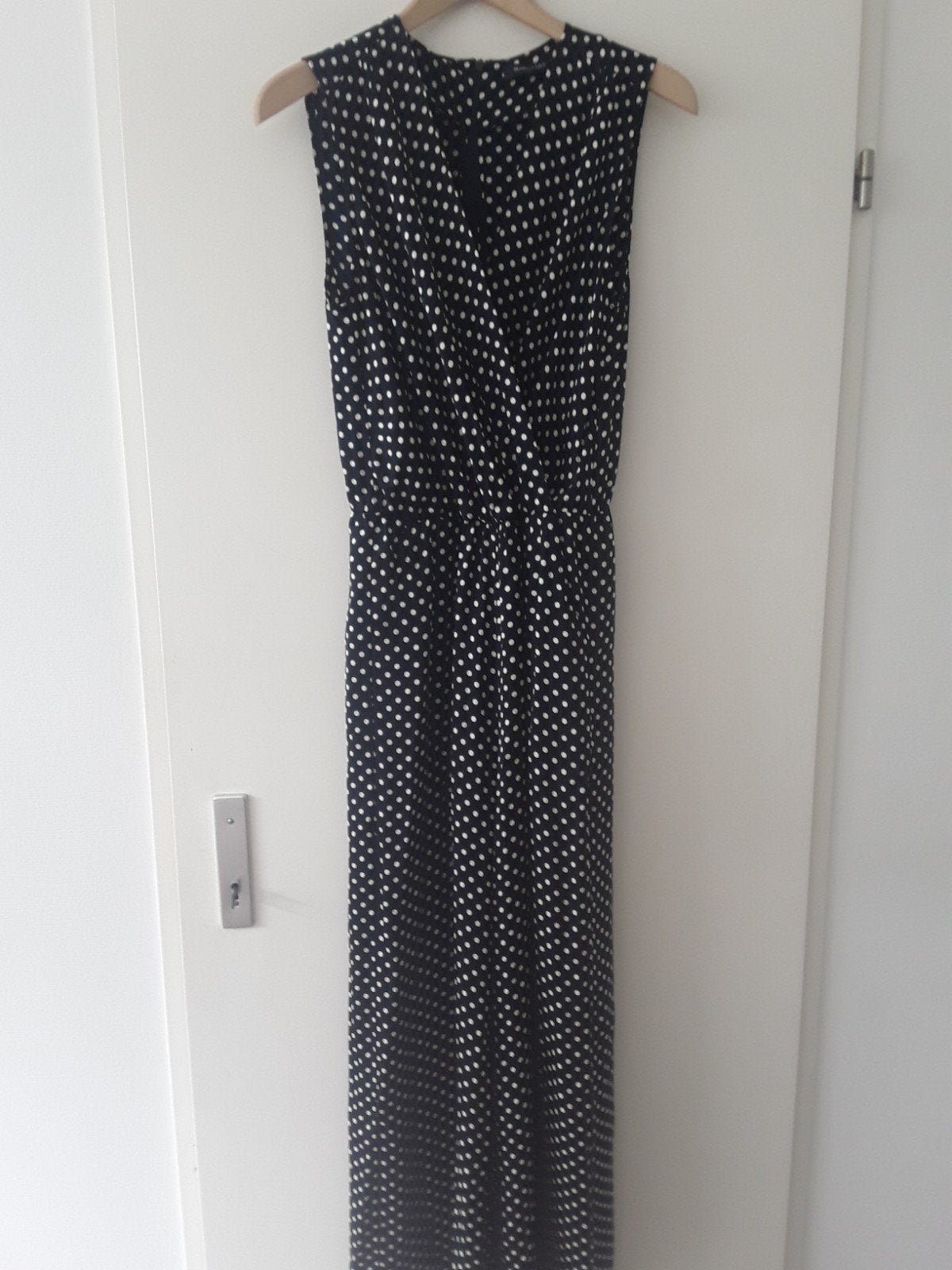 Jumpsuit blauw met witte stip Margittes 38, Ophalen of Verzenden, Zo goed als nieuw, Maat 38/40 (M), Blauw