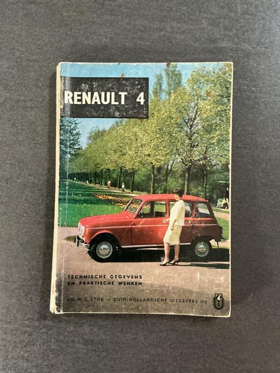 Renault 4: Technische gegevens en praktische wenken (1963), Ophalen of Verzenden, Gelezen, Renault