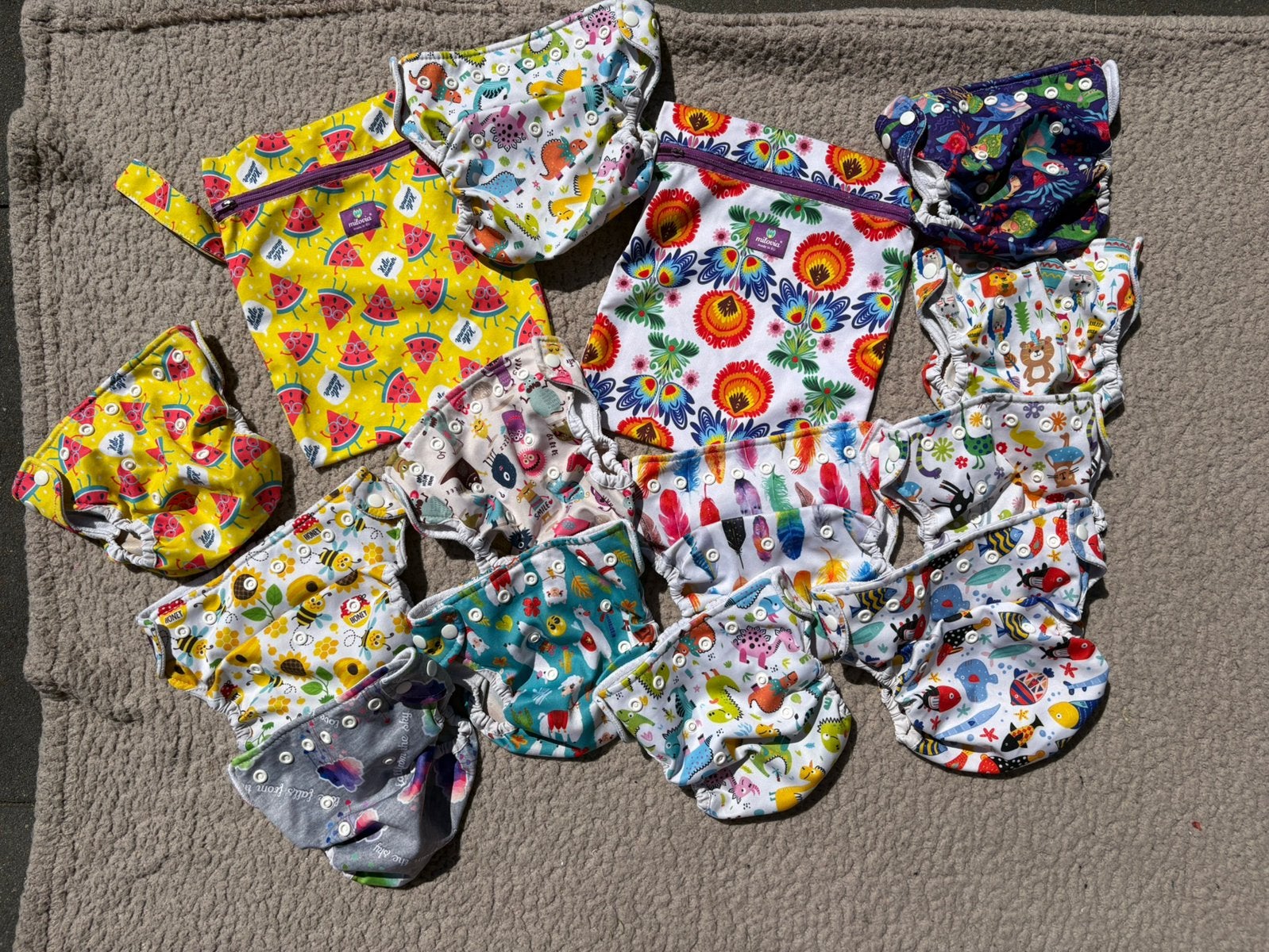 Wasbare luiers diverse merken, Kinderen en Baby's, Badjes en Verzorging, Ophalen, Gebruikt, Overige typen, Overige merken