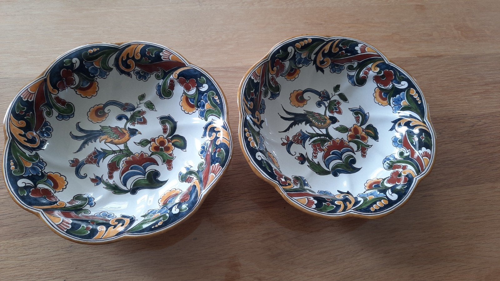 makkummer aardewerk wandborden 20,5 cm, Ophalen of Verzenden