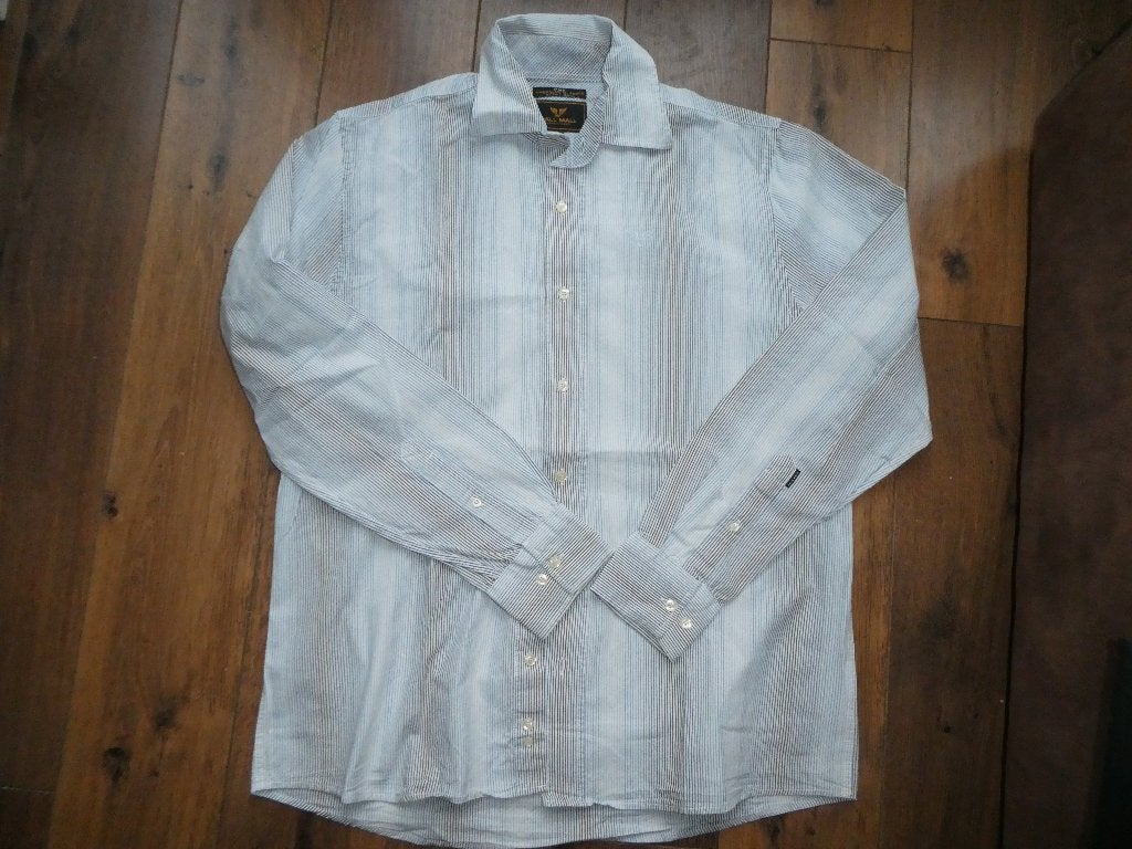 Pall Mall overhemd, gestreept maat L, Kleding | Heren, Overhemden, Overige kleuren, Pall Mall PME Legend, Ophalen of Verzenden