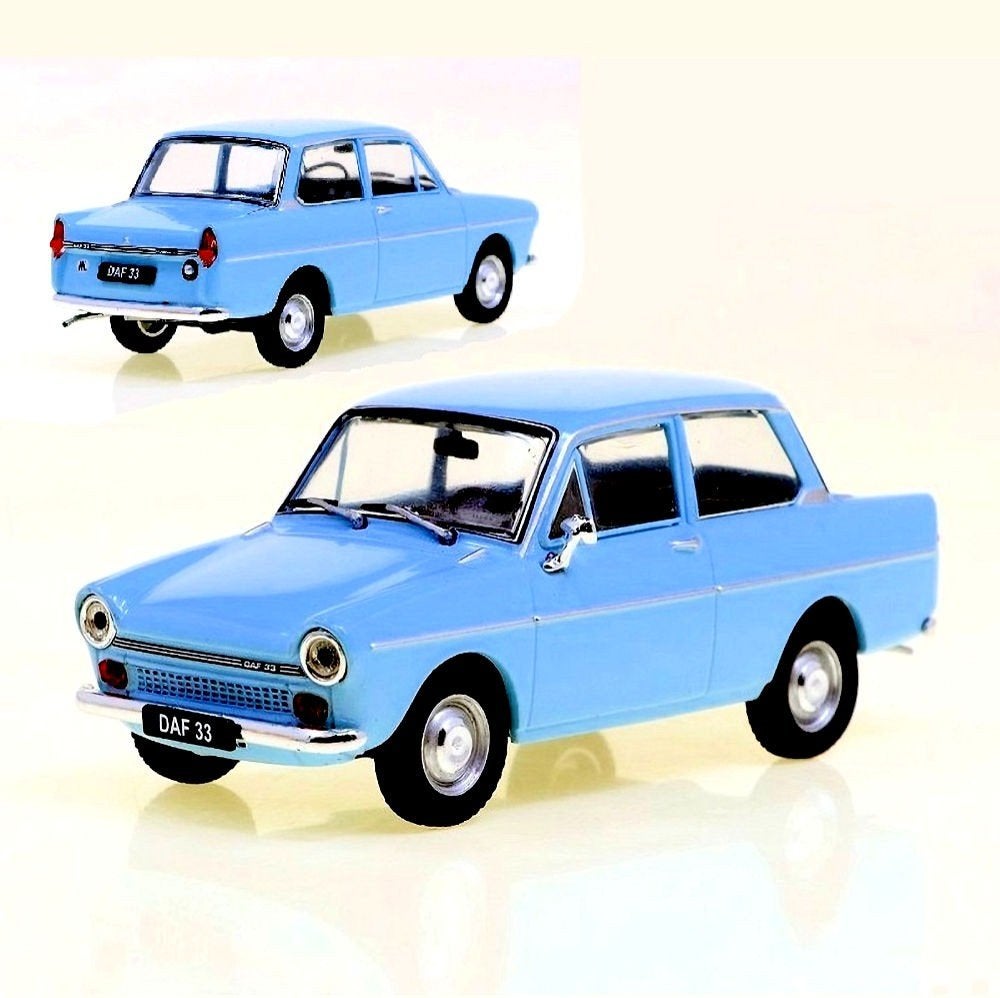 Daf 33 Sedan, lichtblauw, Lagamo 1:43, Hobby en Vrije tijd, Modelauto's | 1:43, Overige merken, Auto, Nieuw, Lagamo