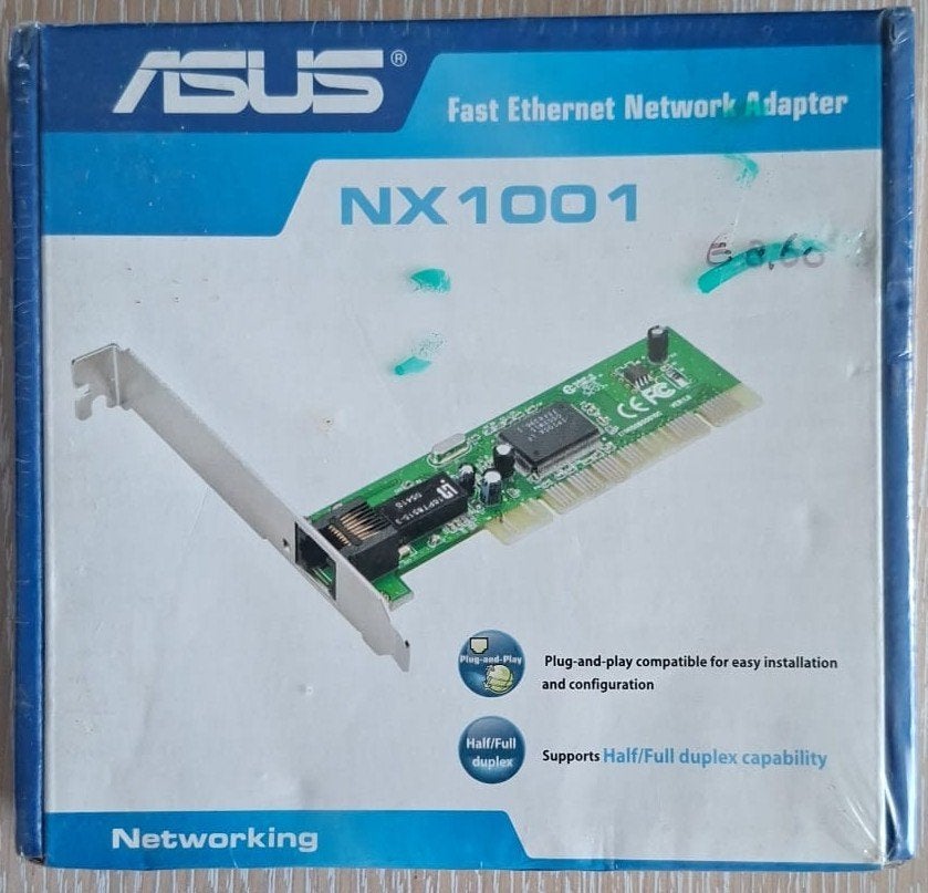 ASUS NX1001 Fast Ethernet PCI Adapter, Ophalen of Verzenden, Nieuw, Intern, ASUS